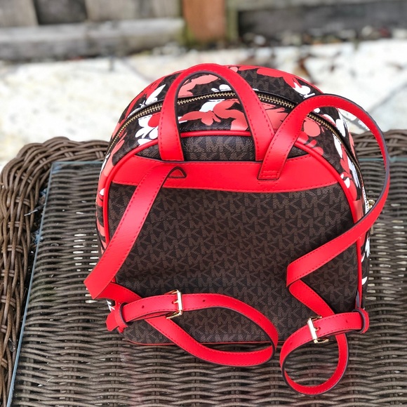 Michael Kors medium butterflies Abbey Backpack - Picture 2 of 7